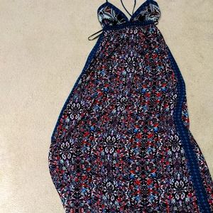 Floral Strappy Maxi Dress